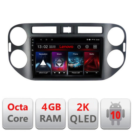 Navigatie dedicata Lenovo VW TIGUAN- , Octacore, 4Gb RAM, 64Gb Hdd, 4G, QLED 2K, DSP, Carplay, Bluetooth