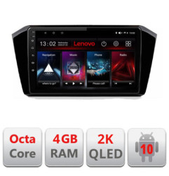 Navigatie dedicata Lenovo Volkswagen Passat 2015- L-518, Octacore, 4Gb RAM, 64Gb Hdd, 4G, QLED 2K, DSP, Carplay, Bluetooth