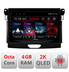 Navigatie dedicata Lenovo Ford Ranger 2015-2019 L-574, Octacore, 4Gb RAM, 64Gb Hdd, 4G, QLED 2K, DSP, Carplay, Bluetooth