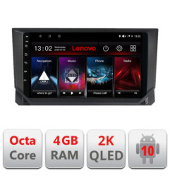 Navigatie dedicata Lenovo Seat Arona , Octacore, 4Gb RAM, 64Gb Hdd, 4G, QLED 2K, DSP, Carplay, Bluetooth