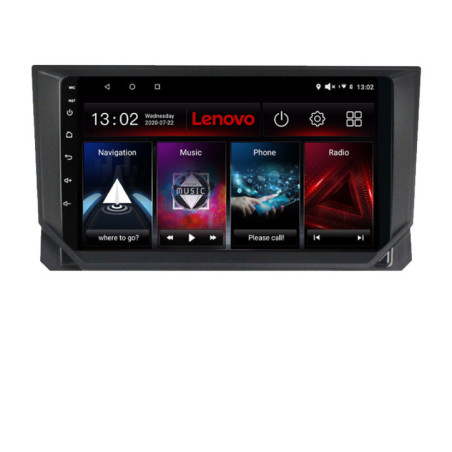 Navigatie dedicata Lenovo Seat Arona , Octacore, 4Gb RAM, 64Gb Hdd, 4G, QLED 2K, DSP, Carplay, Bluetooth
