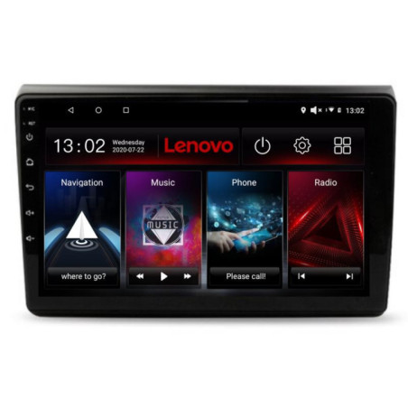 Navigatie dedicata Lenovo Fiat BRAVO 2007-2014 L-BRAVO, Octacore, 4Gb RAM, 64Gb Hdd, 4G, QLED 2K, DSP, Carplay, Bluetooth
