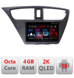Navigatie dedicata Lenovo Honda Civic 2012-2016 L-CIVIC, Octacore, 4Gb RAM, 64Gb Hdd, 4G, QLED 2K, DSP, Carplay, Bluetooth EDT-E509V2-2K