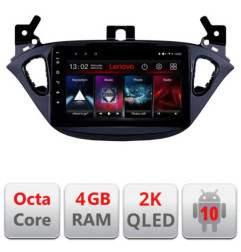 Navigatie dedicata Lenovo Opel Corsa 2013-2016 L-corsa, Octacore, 4Gb RAM, 64Gb Hdd, 4G, QLED 2K, DSP, Carplay, Bluetooth