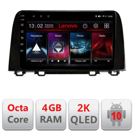 Navigatie dedicata Lenovo Honda CRV 2016-2022 L-CRV19, Octacore, 4Gb RAM, 64Gb Hdd, 4G, QLED 2K, DSP, Carplay, Bluetooth