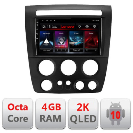 Navigatie dedicata Lenovo Hummer H3, Octacore, 4Gb RAM, 64Gb Hdd, 4G, QLED 2K, DSP, Carplay, Bluetooth