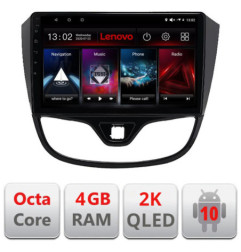 Navigatie dedicata Lenovo Opel Karl 2017- L-karl, Octacore, 4Gb RAM, 64Gb Hdd, 4G, QLED 2K, DSP, Carplay, Bluetooth