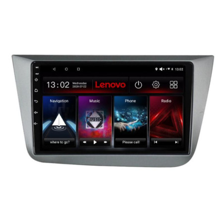 Navigatie dedicata Lenovo Seat Leon 2005-2012 L-leon05, Octacore, 4Gb RAM, 64Gb Hdd, 4G, QLED 2K, DSP, Carplay, Bluetooth