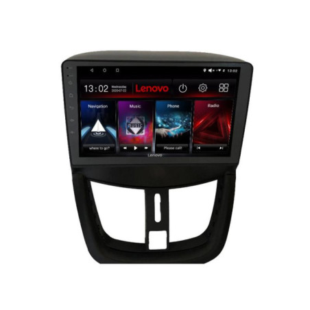 Navigatie dedicata Lenovo Peugeot 207 L-PE01, Octacore, 4Gb RAM, 64Gb Hdd, 4G, QLED 2K, DSP, Carplay, Bluetooth