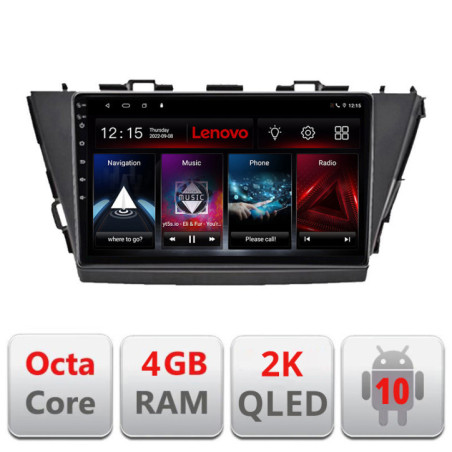 Navigatie dedicata Lenovo Toyota Prius 5 Plus 2012-2020, Octacore, 4Gb RAM, 64Gb Hdd, 4G, QLED 2K, DSP, Carplay, Bluetooth