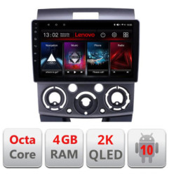 Navigatie dedicata Lenovo Ford Ranger Mazda BT50 2007-2012 L-RANGER , Octacore, 4Gb RAM, 64Gb Hdd, 4G, QLED 2K, DSP, Carplay, Bluetooth