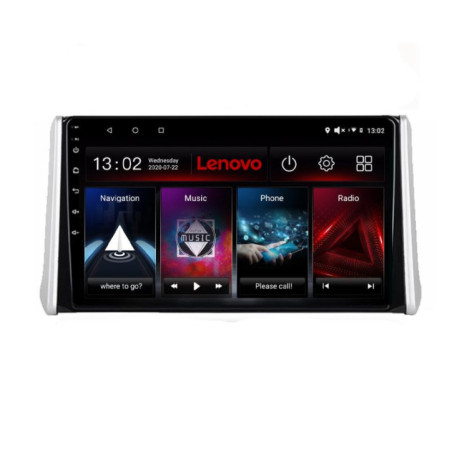 Navigatie dedicata Lenovo Toyota Rav4 2018- L-RAV4, Octacore, 4Gb RAM, 64Gb Hdd, 4G, QLED 2K, DSP, Carplay, Bluetooth