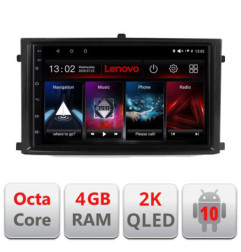 Navigatie dedicata Lenovo Rexton 2019- L-REXTON, Octacore, 4Gb RAM, 64Gb Hdd, 4G, QLED 2K, DSP, Carplay, Bluetooth