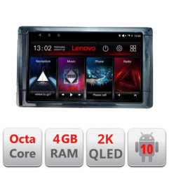 Navigatie dedicata Lenovo Toyota 2DIN L-TY2DIN, Octacore, 4Gb RAM, 64Gb Hdd, 4G, QLED 2K, DSP, Carplay, Bluetooth
