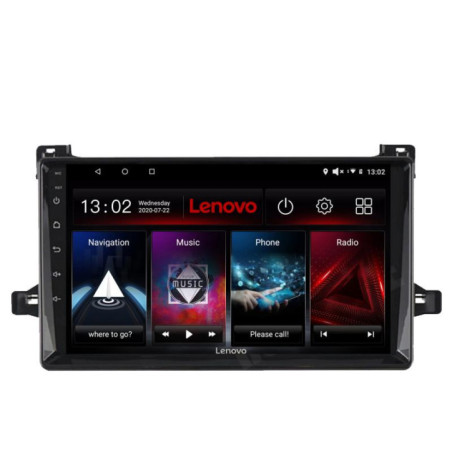Navigatie dedicata Lenovo Toyota Prius dupa 2015 L-TY50, Octacore, 4Gb RAM, 64Gb Hdd, 4G, QLED 2K, DSP, Carplay, Bluetooth