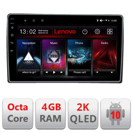 Navigatie dedicata Lenovo Nissan X-Trail 2004-2007, Octacore, 4Gb RAM, 64Gb Hdd, 4G, QLED 2K, DSP, Carplay, Bluetooth