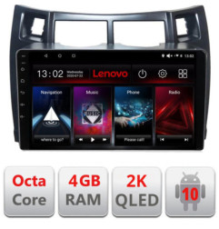 Navigatie dedicata Lenovo Toyota Yaris 2008-2011 L-YARIS08, Octacore, 4Gb RAM, 64Gb Hdd, 4G, QLED 2K, DSP, Carplay, Bluetooth