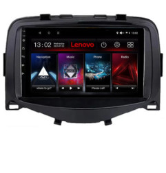 Navigatie Dedicata Toyota Aygo Peugeot 108 Citroen C1 2016-2020 2din Lenovo ecran de 7" Octa Core Android Radio Bluetooth Internet GPS WIFI 8+128GB EDT-E500