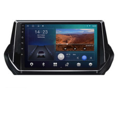 Navigatie dedicata Peugeot 2008 2020- Android ecran Qled 2K Octa Core 3+32 carplay android auto Kit-209-2020+EDT-E309v3-2K