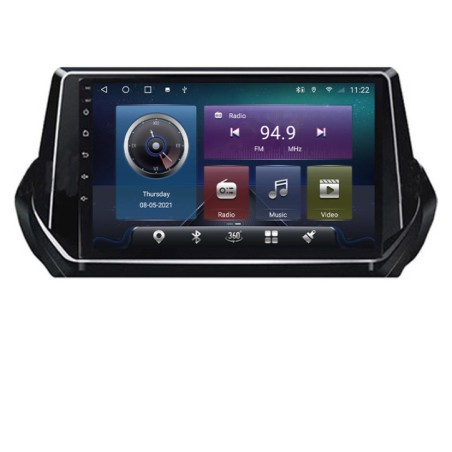 Navigatie dedicata Peugeot 2008 2020- Android radio gps internet Octa core 4+32 Kit-209-2020+EDT-E409