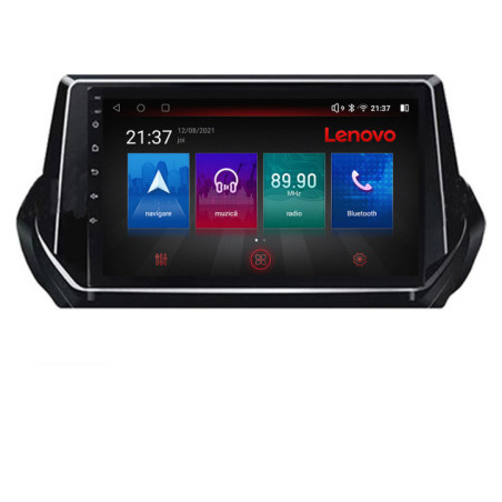 Navigatie dedicata Peugeot 2008 2020- Android radio gps internet Lenovo Octa Core 4+64 LTE Kit-209-2020+EDT-E509-PRO