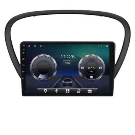 Navigatie dedicata Peugeot 607 Android ecran Qled 2K Octa core 4+32 Kit-607+EDT-E409-2K