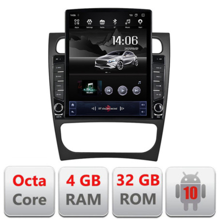 Navigatie dedicata Mercedes CLK facelift Android radio gps internet Lenovo Octa Core 4+64 LTE Kit-facelift+EDT-E709