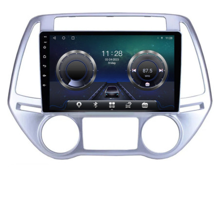Navigatie dedicata Hyundai I20 2011-2014 manual si automat  Android ecran Qled 2K Octa core 4+32 Kit-i20-2012+EDT-E409-2K