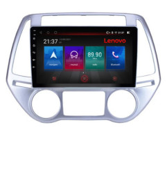 Navigatie dedicata Lenovo Hyundai I20 2011-2014 manual si automat Octacore, 8 Gb RAM, 128 Gb Hdd, 4G, Qled 2K, Carplay AA, 360