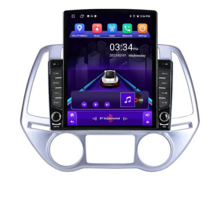 Navigatie dedicata Hyundai I20 2011-2014 manual si automat  Android radio gps internet quad core 2+32 ecran vertical 9.7" Kit-i20-2012+EDT-E708