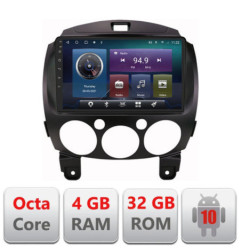 Navigatie dedicata Mazda 2 2007-2013 Android radio gps internet Octa core 4+32 Kit-mazda2+EDT-E409