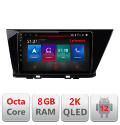 Navigatie dedicata Lenovo Kia Niro 2017-Octacore, 8 Gb RAM, 128 Gb Hdd, 4G, Qled 2K, DSP, Carplay AA, 360, Bluetooth