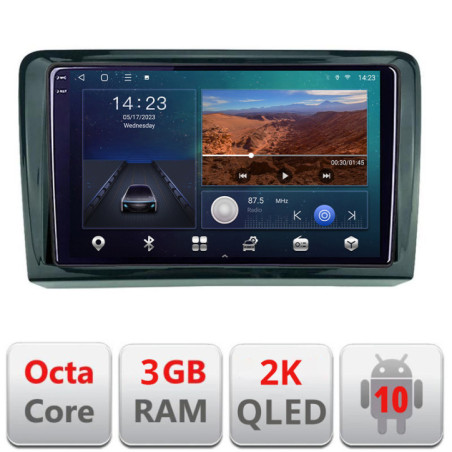 Navigatie dedicata Mercedes Viano Vito 2003-2015 Android ecran Qled 2K Octa Core 3+32 carplay android auto Kit-viano-old+EDT-E310v3-2K