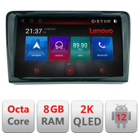 Navigatie dedicata Lenovo Mercedes Viano Vito 2003-2015 Octacore, 8 Gb RAM, 128 Gb Hdd, 4G, Qled 2K, DSP, Carplay AA, 360,Bluetooth KIT-viano-old+EDT-E510-PRO-2K