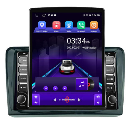 Navigatie dedicata Mercedes Viano Vito 2003-2015 Android radio gps internet quad core 2+32 ecran vertical 9.7" Kit-viano-old+EDT-E708