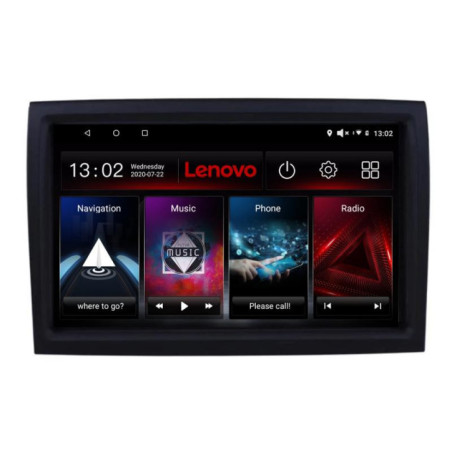 Navigatie dedicata Lenovo Fiat ducato 2022- L-DUCATO, Octacore, 4Gb RAM, 64Gb Hdd, 4G, QLED 2K, DSP, Carplay, Bluetooth