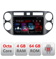 Navigatie dedicata Lenovo VW Tiguan 2009-2015, Octacore, 4Gb RAM, 64Gb Hdd, 4G, QLED 2K, DSP, Carplay, Bluetooth
