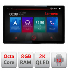 Navigatie dedicata Audi A4 B6 Quad Core N-050 Lenovo ecran 13" 2K 8+128 Android Waze USB Navigatie 4G 360 Toslink Youtube Radio