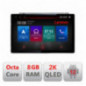 Navigatie dedicata Citroen C4 Quad Core N-088 Lenovo ecran 13" 2K 8+128 Android Waze USB Navigatie 4G 360 Toslink Youtube Radio