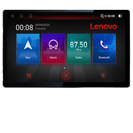 Navigatie dedicata Fiat Tipo 2015-2021 N-TIPO Lenovo ecran 13" 2K 8+128 Android Waze USB Navigatie 4G 360 Toslink Youtube Radio