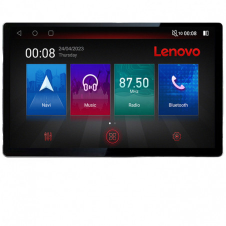 Navigatie dedicata Hyundai H350 2016-  Lenovo ecran 13" 2K 8+128 Android Waze USB Navigatie 4G 360 Toslink Youtube Radio kit-H3