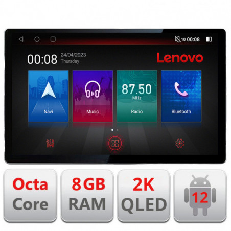 Navigatie dedicata Iveco Daily 2007-2014 N-DAILY Lenovo ecran 13" 2K 8+128 Android Waze USB Navigatie 4G 360 Toslink Youtube Ra