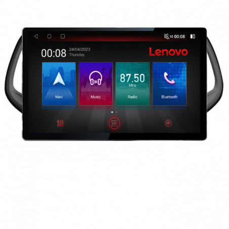 Navigatie dedicata Jeep Compass 2017 N-739 Lenovo ecran 13" 2K 8+128 Android Waze USB Navigatie 4G 360 Toslink Youtube Radio KI