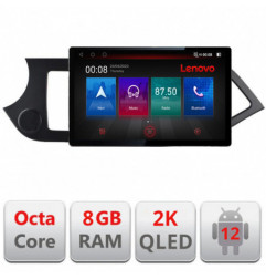 Navigatie dedicata Kia Picanto 2011-2015 N-217 Lenovo ecran 13" 2K 8+128 Android Waze USB Navigatie 4G 360 Toslink Youtube Radi