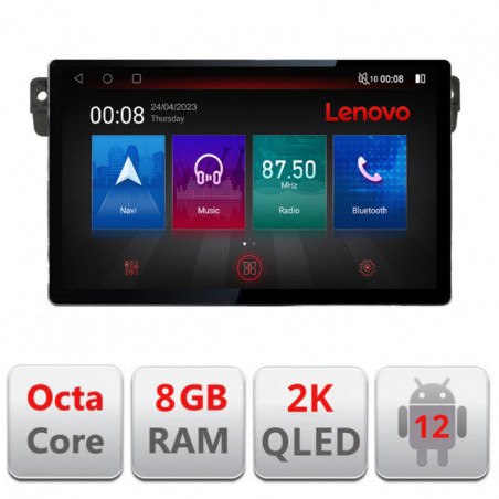 Navigatie dedicata Mazda CX-7 2009 N-097 Lenovo ecran 13" 2K 8+128 Android Waze USB Navigatie 4G 360 Toslink Youtube Radio KIT-