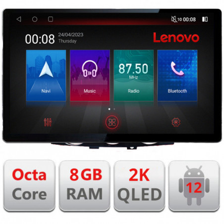 Navigatie dedicata Mazda RX8 2008-2011 Lenovo ecran 13" 2K 8+128 Android Waze USB Navigatie 4G 360 Toslink Youtube Radio kit-rx