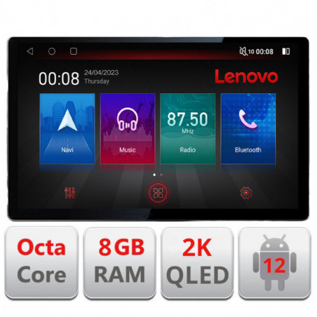 Navigatie dedicata Seat Arona Lenovo ecran 13" 2K 8+128 Android Waze USB Navigatie 4G 360 Toslink Youtube Radio kit-arona+EDT-E