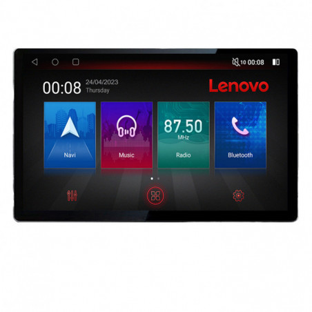 Navigatie dedicata Smart For Two 2010-2015 N-Smart10 Lenovo ecran 13" 2K 8+128 Android Waze USB Navigatie 4G 360 Toslink Youtub