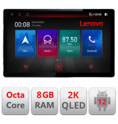 Navigatie dedicata Toyota 2DIN N-TY2DIN Lenovo ecran 13" 2K 8+128 Android Waze USB Navigatie 4G 360 Toslink Youtube Radio KIT-T