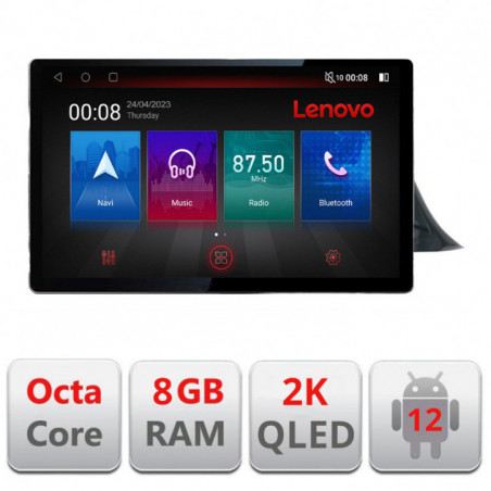 Navigatie dedicata Toyota CH-R low N-CH-R-A Lenovo ecran 13" 2K 8+128 Android Waze USB Navigatie 4G 360 Toslink Youtube Radio K